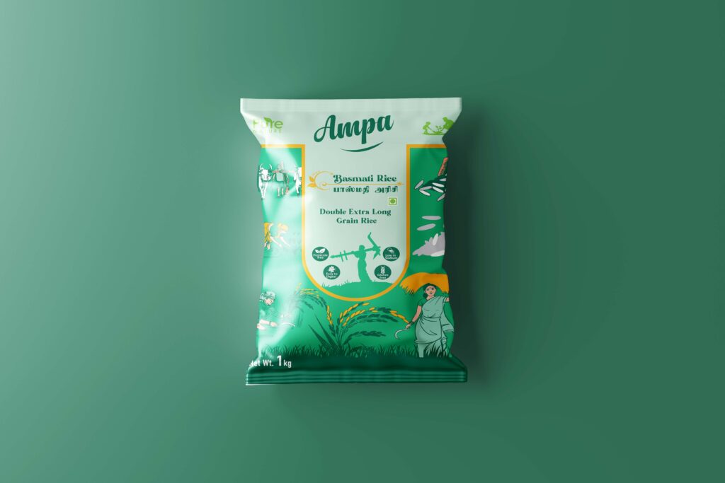 Center Seal Rice Pouch