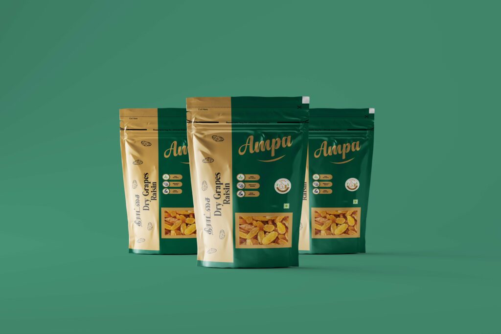 Standup with Zipper Nuts & Dry Fruits Pouch